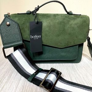 Botkier Cobble Hill Crossbody in Winter Green